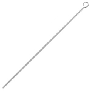 DQ metalen kettelstiften 70mm Antiek zilver (nikkelvrij)