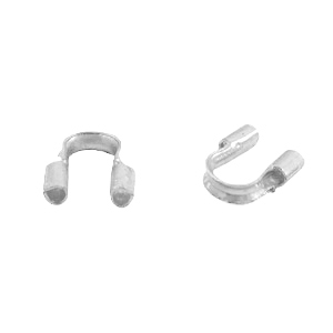 Onderdelen DQ metaal wire guardian / draadbeschermer 5mm (&Oslash;0.56mm) Zilver (nikkelvrij)