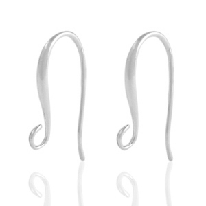 Onderdelen DQ metaal oorbellen / oorhangers Antiek zilver (nikkelvrij)