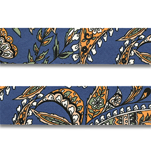 Bandana bloem en blad Blue