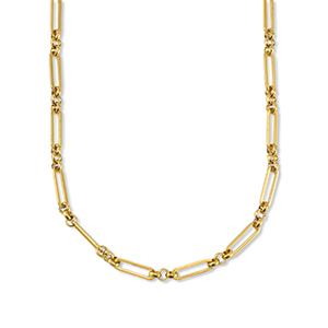 Roestvrij stalen (RVS) Stainless steel schakelkettingen Gold