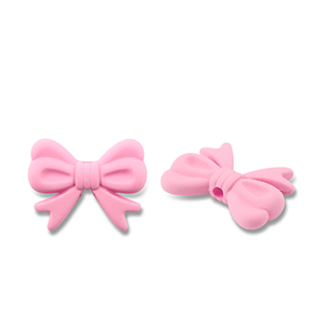 Acryl kralen strik Pink