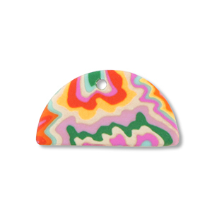 Polymeer hangers half rond Multicolour
