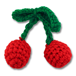 Gehaakte kersen Red-green