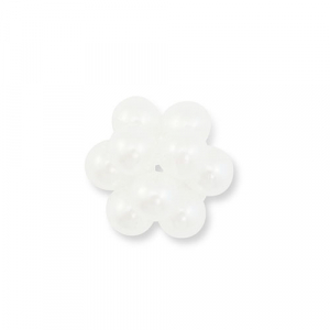 Hangers van parels bloem White