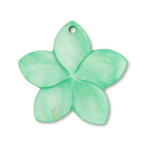 Schelp hanger bloem Green
