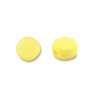 Acryl kralen disc Yellow