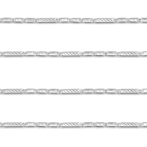 Roestvrij stalen (RVS) Stainless steel onderdelen jasseron plat Silver
