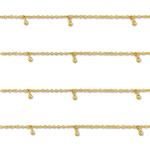 Roestvrij stalen (RVS) Stainless steel onderdelen jasseron met bal Gold