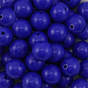 14 mm DQ acryl kralen Dark blue