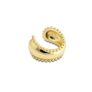 Roestvrij stalen (RVS) Stainless steel oorbellen ear cuff Gold