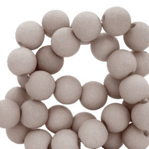 6 mm acryl kralen Shoreline grey