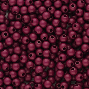 4 mm acryl kralen shiny Burgundy brown