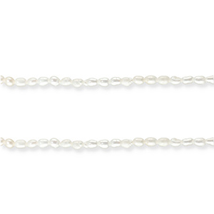 Zoetwaterparels rice Natural white
