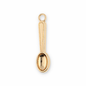 Bedels metaal lepel Gold