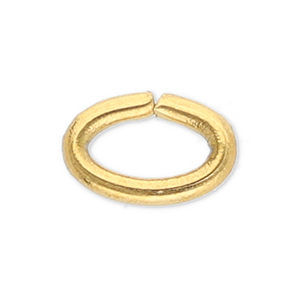 Roestvrij stalen (RVS) stainless steel onderdelen buigring ovaal Gold
