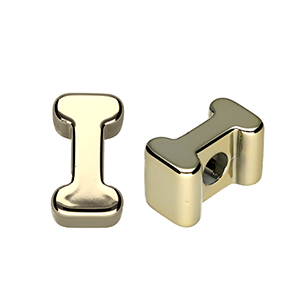 Letterkralen van acryl letter I Gold