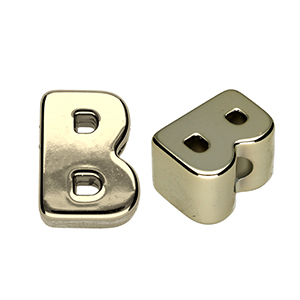 Letterkralen van acryl letter B Gold