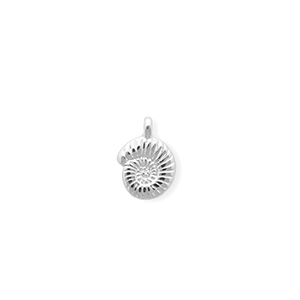 Bedels DQ&reg; metaal schelp Antiek zilver (nikkelvrij)