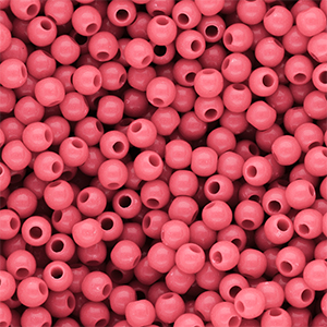 6 mm DQ acryl kralen shiny Pink lemonade 16-1735 TCX