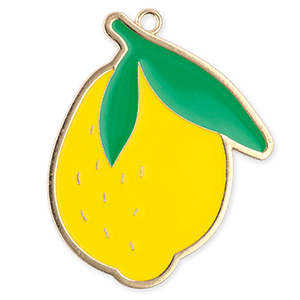 Bedels metaal citroen Gold-yellow-green
