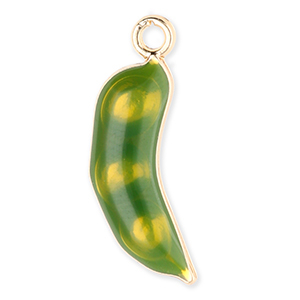 Bedels metaal boon Gold-green