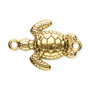Roestvrij stalen (RVS) Stainless steel onderdelen tussenstuk schildpad Gold