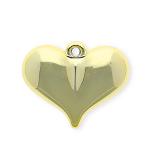 Acryl hangers hart Gold