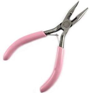 Punt kniptang Roze
