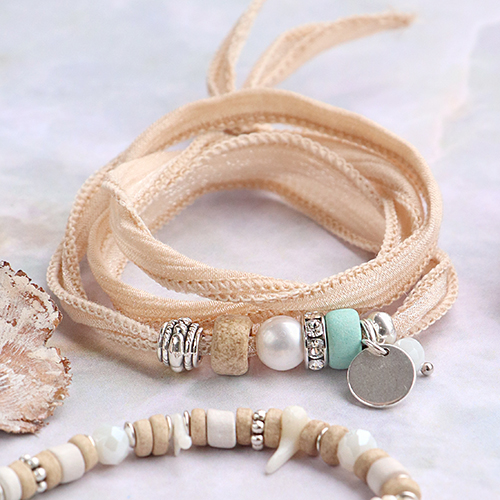 Zomerse armbanden en kettingen maken met diverse DQ Grieks keramiek kralen 