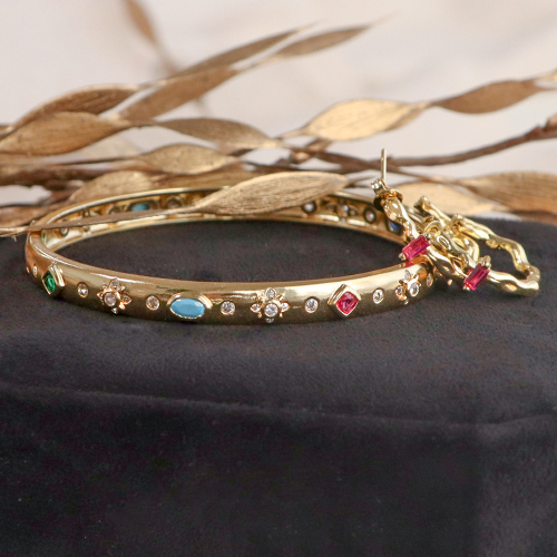 Ga aan de slag met brass metalen bedels en armband