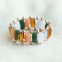 DIY: zo maak je trendy ringen van top facet tube kralen: