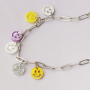 Ga aan de slag met deze trendy plexx en DQ metalen smiley bedels