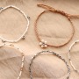 Elegante armbanden collectie met hematite kralen