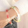 Droogbloem armbanden met bijpassende haarclips