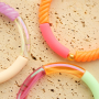 Get creative met acryl tube kralen mat summer en AB coating