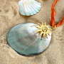 Get creative met grote schelp hangers en kralen